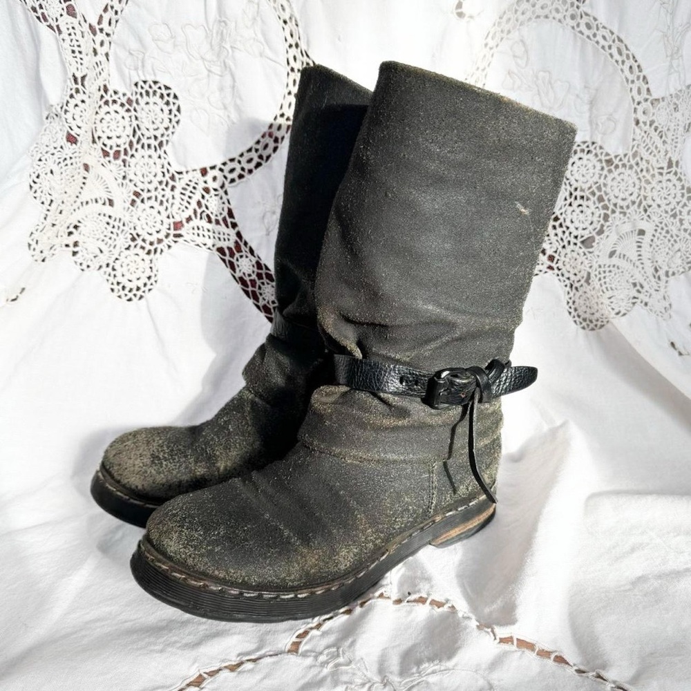 Stylish Black Combat Boots